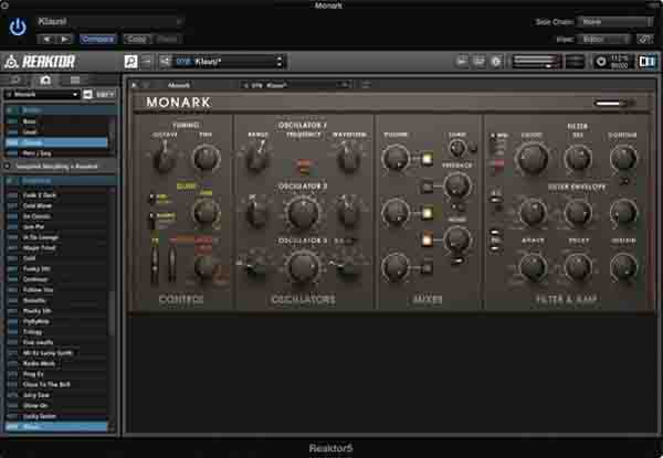 Monark Analog Synth VST Screenshot