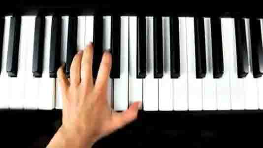 using-inversions Left Hand Playing a Chord on a Piano
